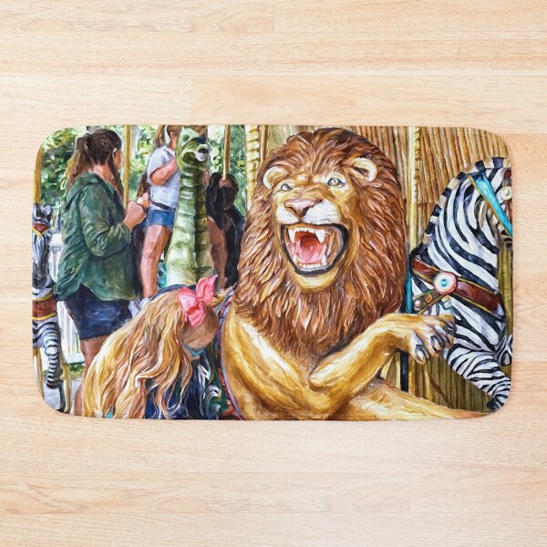 Item preview, Girl Getting on Carousel designed and sold by Susan Savad.