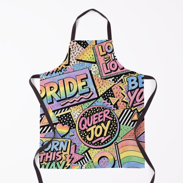 Item preview, 80s Pastel Rainbow Watercolor Pop Art Pride Print designed and sold by BeJolley.