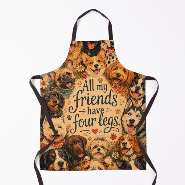 Item preview, All my friends have four legs designed and sold by RebelDK.