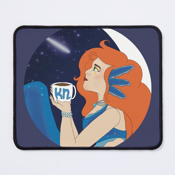 Item preview, KNchanted Logo - Astronomical Axolotl Full Portrait designed and sold by KNchanted.