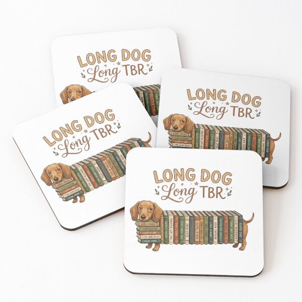 Item preview, Long Dog Long TBR Funny Dachshund Book Lover Gift designed and sold by crcutler.