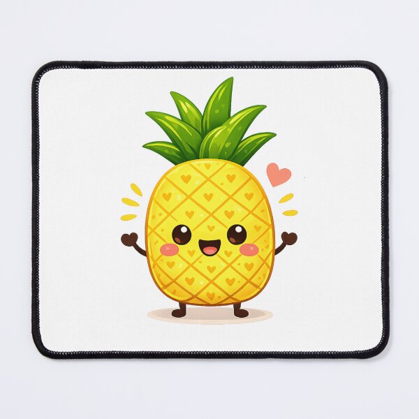 Item preview, Kawaii Pineapple Full of Good Cheer designed and sold by KM Design.