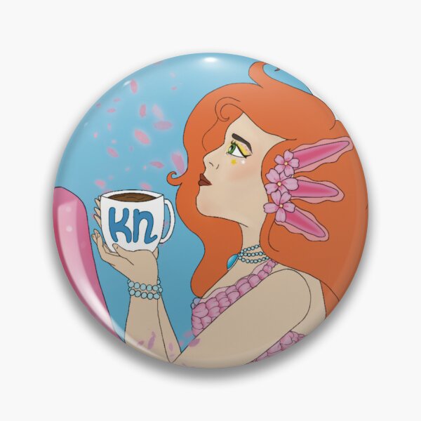 Item preview, Copy of KNchanted Logo - Cherry Blossom Axolotl Full Portrait Variant designed and sold by KNchanted.