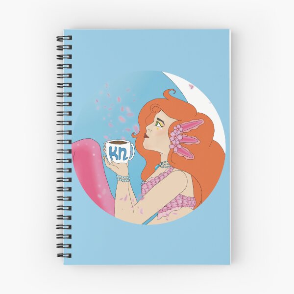 Item preview, Copy of KNchanted Logo - Cherry Blossom Axolotl Full Portrait Variant designed and sold by KNchanted.