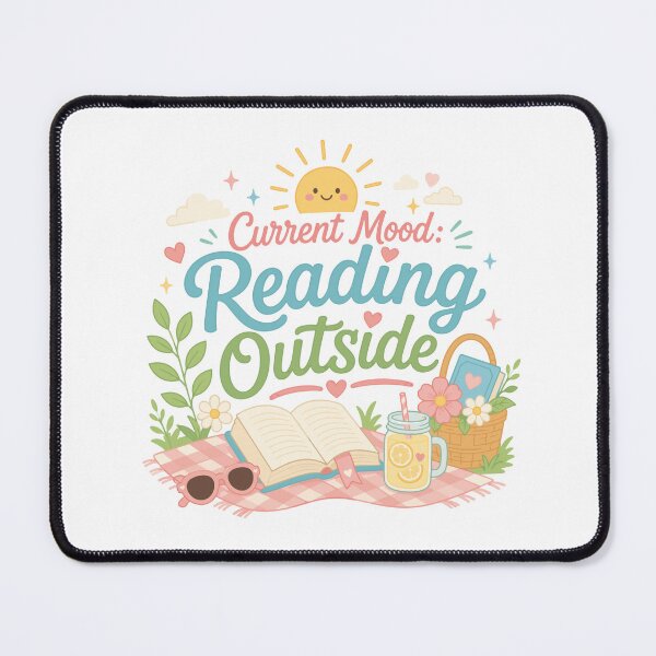 Item preview, Reading Outside | Bookish Summer designed and sold by DelicateBalance.
