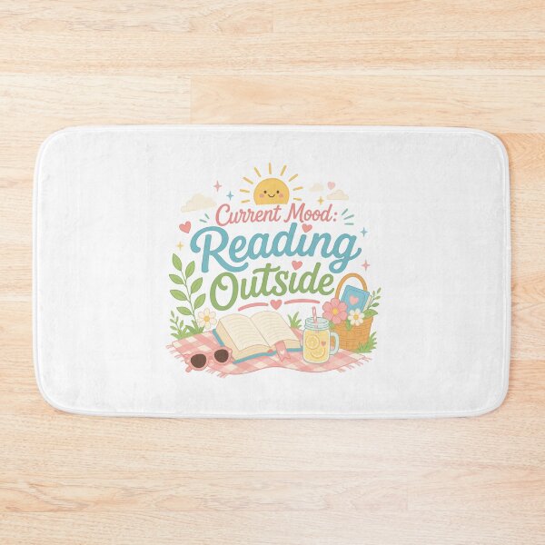 Item preview, Reading Outside | Bookish Summer designed and sold by DelicateBalance.