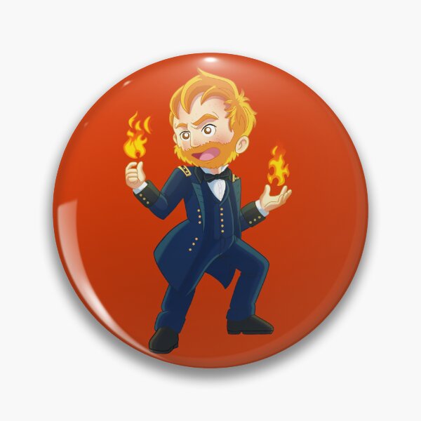 Item preview, Fire Bender Chibi William Tecumseh Sherman  designed and sold by Ulysses Gallo.