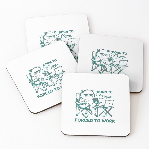Item preview, Born To Camp Forced To Work designed and sold by HBDStudio.