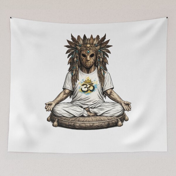 Item preview, Silent Warrior of the Sacred Om designed and sold by Freak Dimension.