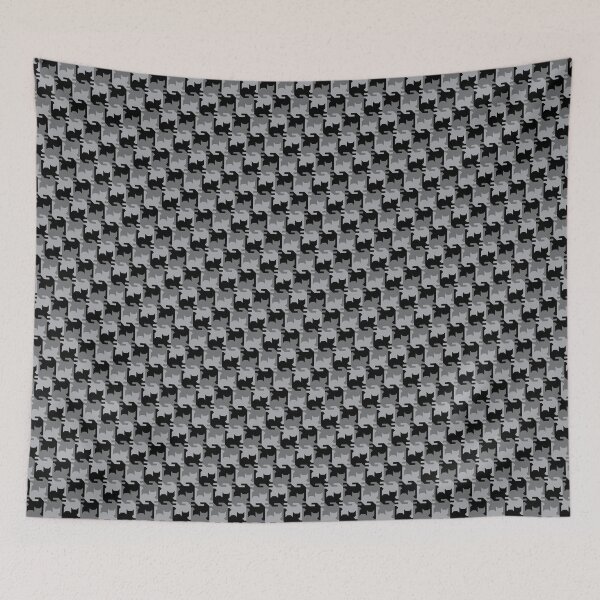 Item preview, Cat Pattern in black, grey, and light grey designed and sold by The Common Tee.