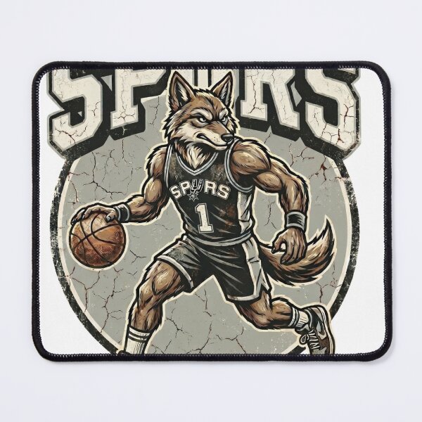 Item preview, Vintage Wolf Basketball Player Distressed Sports Art designed and sold by Pandora´s Box.