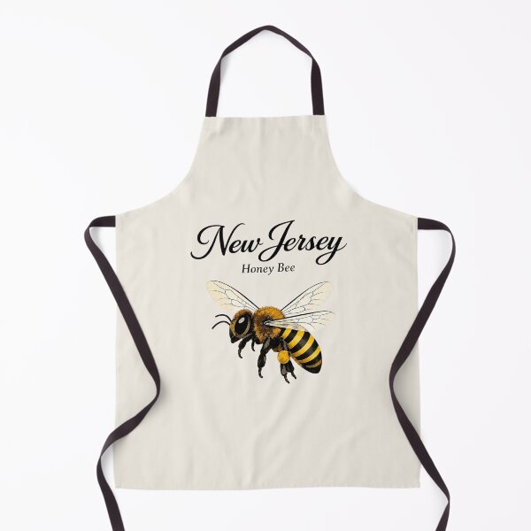 Item preview, New Jersey Honey Bee Retro State Insect Poster designed and sold by The-Drip-Studio.