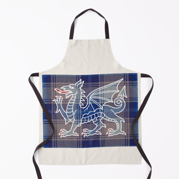 Item preview, ✨ Edwards Welsh Tartan – Legacy of Denbighshire Lords & y Ddraig Goch - the red dragon v3 designed and sold by WheelieGdArt.