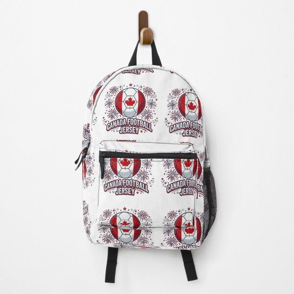 Item preview, Canada Football Jersey Soccer Fan Patriotic Fireworks Graphic designed and sold by Basma Designs | Retro, Kawaii Shirts & Stickers.
