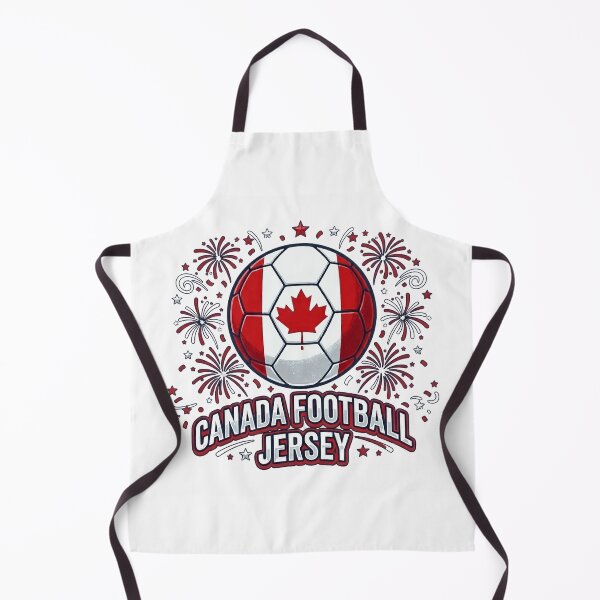 Item preview, Canada Football Jersey Soccer Fan Patriotic Fireworks Graphic designed and sold by Basma Designs | Retro, Kawaii Shirts & Stickers.