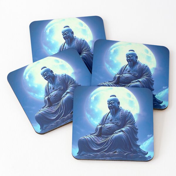 Item preview, The Moon’s Blessing Over the Celestial Statue designed and sold by ZenGrooves.