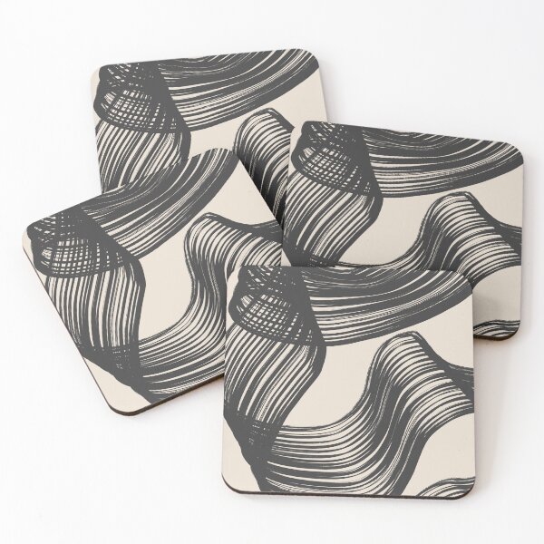 Item preview, Neutral Modern Abstract Line Art designed and sold by NicoleYoungStudio.