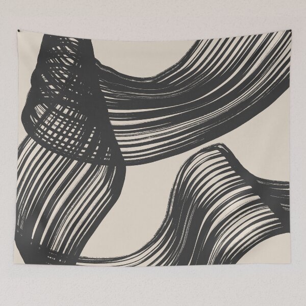 Item preview, Neutral Modern Abstract Line Art designed and sold by NicoleYoungStudio.