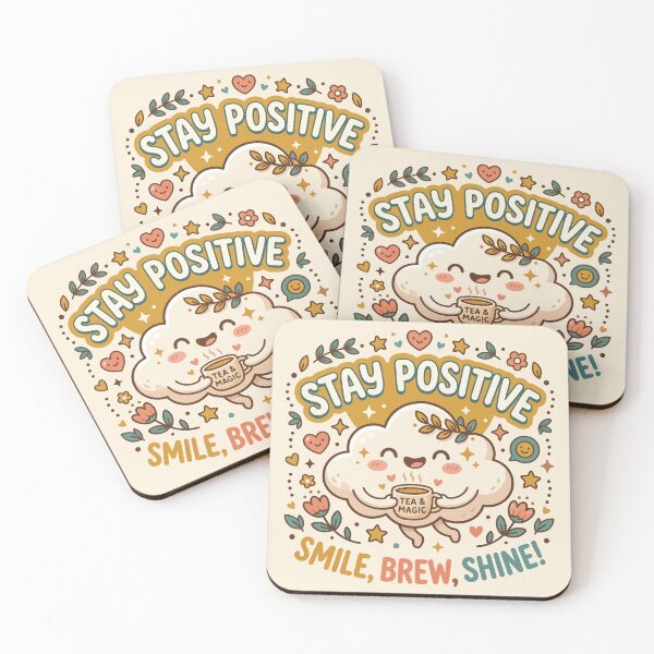 Item preview, Stay Positive Cloud designed and sold by Amir Faysal.