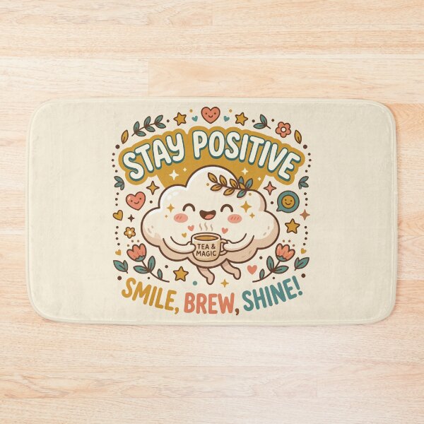 Item preview, Stay Positive Cloud designed and sold by Amir Faysal.