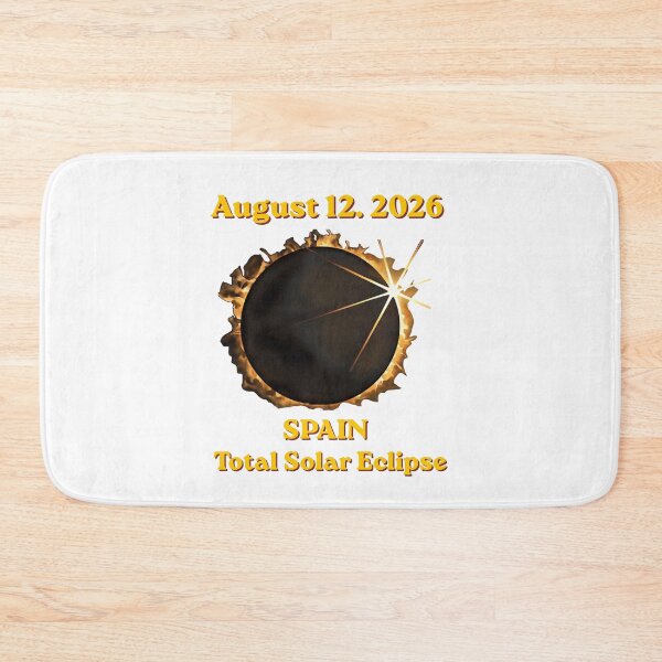 Item preview, Spain Total Solar Eclipse. Cosmic Fire Crown 12 August 2026. designed and sold by Creative-Sanc.