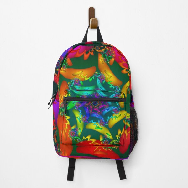 Item preview, Rainbow Fractal Spiral Abstract Fractal Art Psychedelic Geometry designed and sold by pinkal.