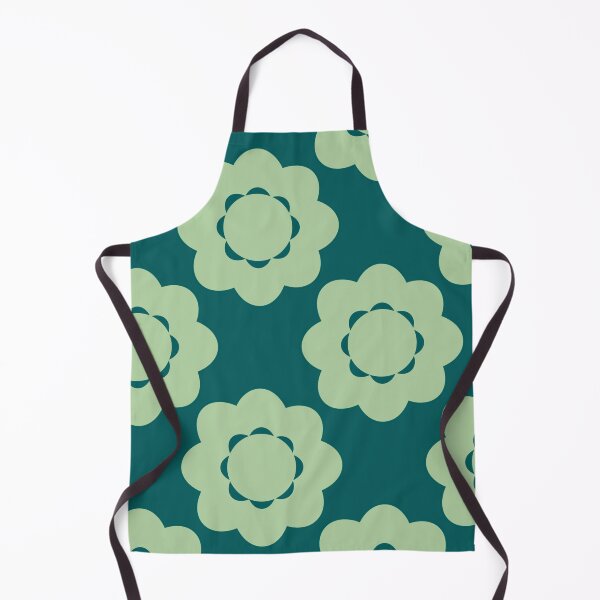 Item preview, Bold Vintage Flower Design in green designed and sold by StefanStudioArt.