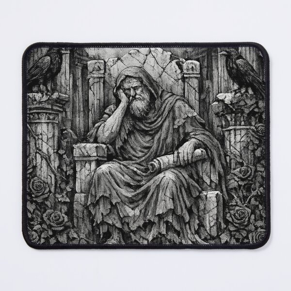 Item preview, Mediocrates Gothic Philosopher Funny Dark Humor Meme designed and sold by HiPatti.