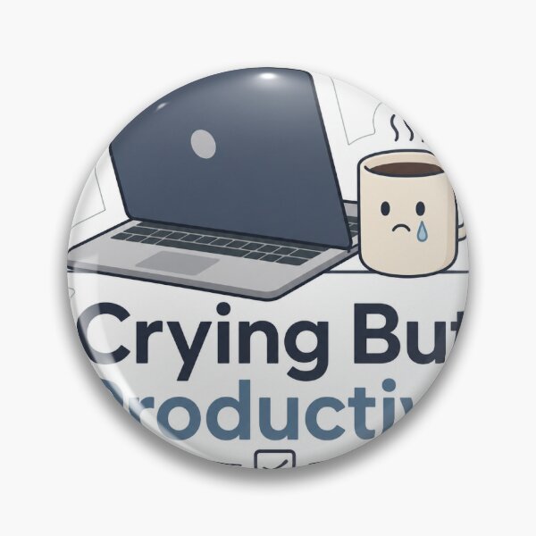 Item preview, Crying But Productive designed and sold by VIBE BY NADA.