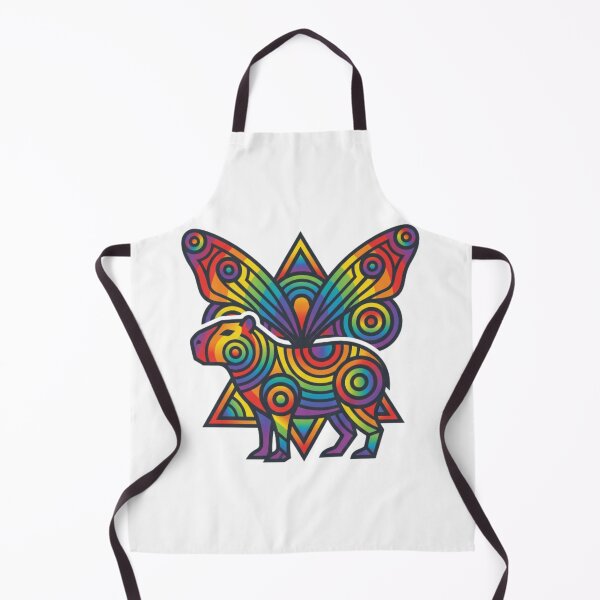 Item preview, Symmetrical Pride Moth and Capybara designed and sold by CozyDesignsCo.