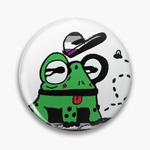 Item preview, Frog with Asexual Pride  designed and sold by Scribnib.