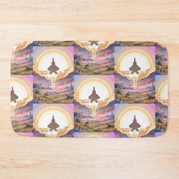 Item preview,  F-22 Silhouette Rising Sun Fantasy Landscape Art designed and sold by HEROHIRO.