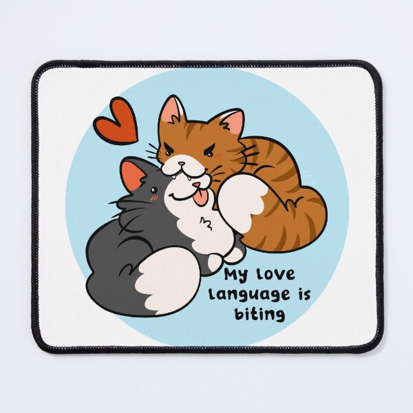 Item preview, My Love Language is Biting designed and sold by Danni Doodles.