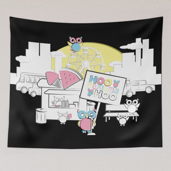 Item preview, Hoohoo Town designed and sold by Fat Cats Dont Meow.