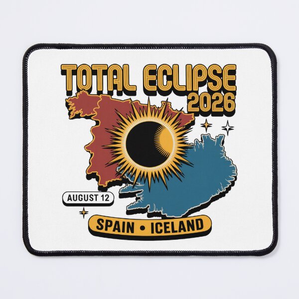 Item preview, Total Solar Eclipse 2026 Spain & Iceland designed and sold by MerchlyMike.
