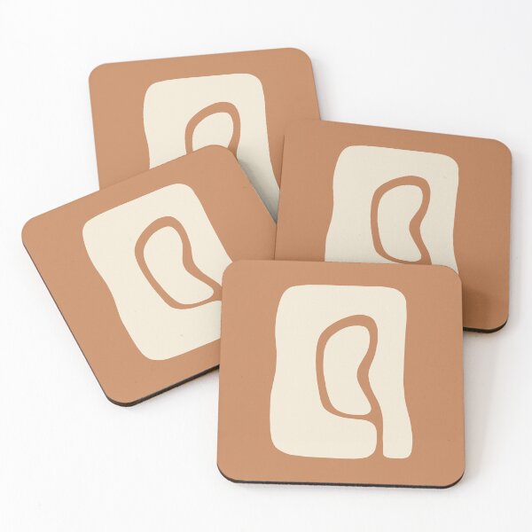 Item preview, Orange Modern Abstract Shapes designed and sold by NicoleYoungStudio.