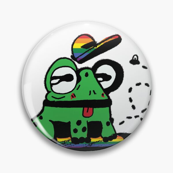 Item preview, Frog with Gay Pride  designed and sold by Scribnib.