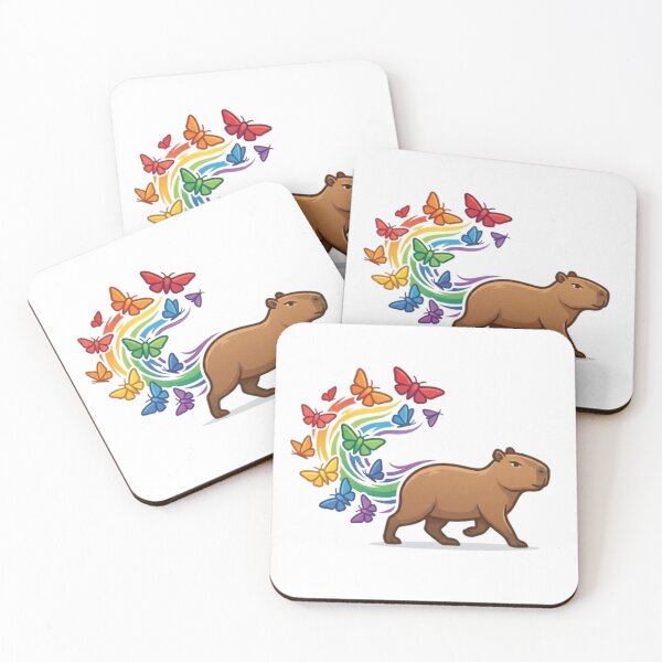 Item preview,  Capybara Leading Pride Moth Trail  designed and sold by CozyDesignsCo.