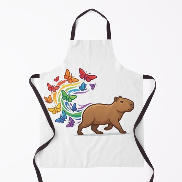 Item preview, Capybara Leading Pride Moth Trail designed and sold by CozyDesignsCo.