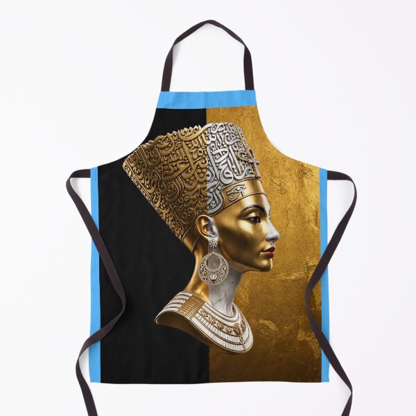 Item preview, Nefertiti Arabic Calligraphy Art | Egyptian Queen Gold Luxury Portrait designed and sold by Queen Cleopatra.