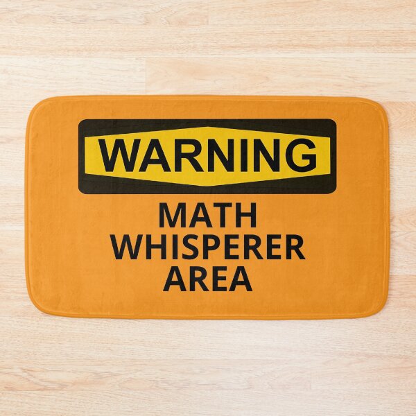 Item preview, Warning Math Whisperer Area Funny Math Teacher Gift designed and sold by Endless7Art.