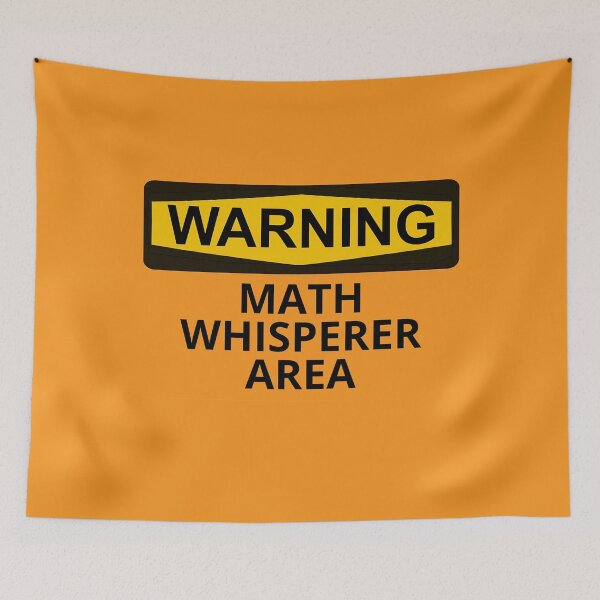 Item preview, Warning Math Whisperer Area Funny Math Teacher Gift designed and sold by Endless7Art.