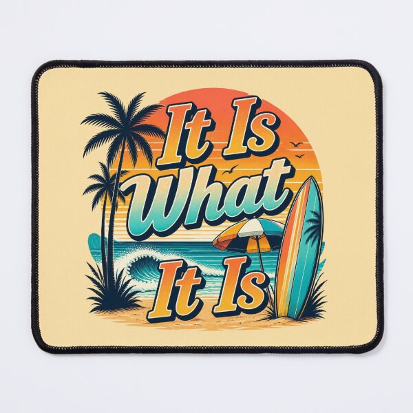 Item preview, It Is What It Is – Tropical Sunset Streetwear Design designed and sold by ABLAT_CREATIONS.