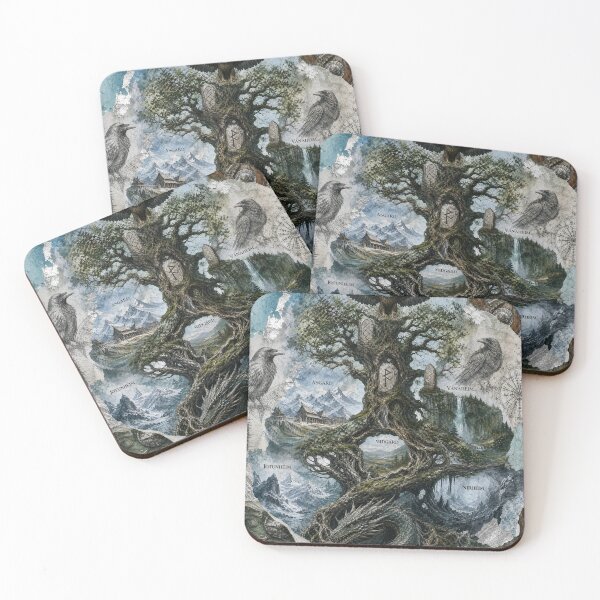 Item preview, Yggdrasil's Embrace: Realms of Norse Mythology designed and sold by DarVibe Designs.