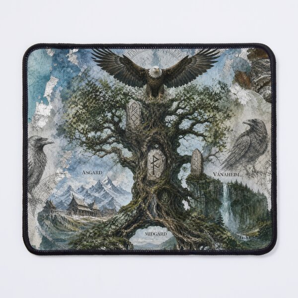 Item preview, Yggdrasil's Embrace: Realms of Norse Mythology designed and sold by DarVibe Designs.