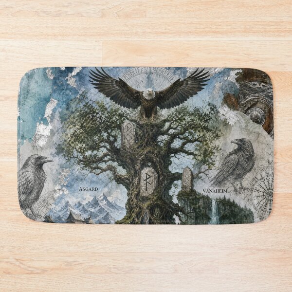 Item preview, Yggdrasil's Embrace: Realms of Norse Mythology designed and sold by DarVibe Designs.