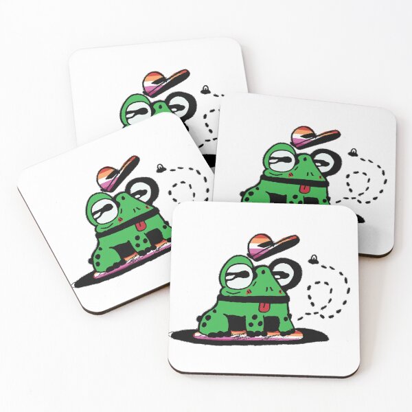 Item preview, Frog with Lesbian Pride designed and sold by ART T1D.