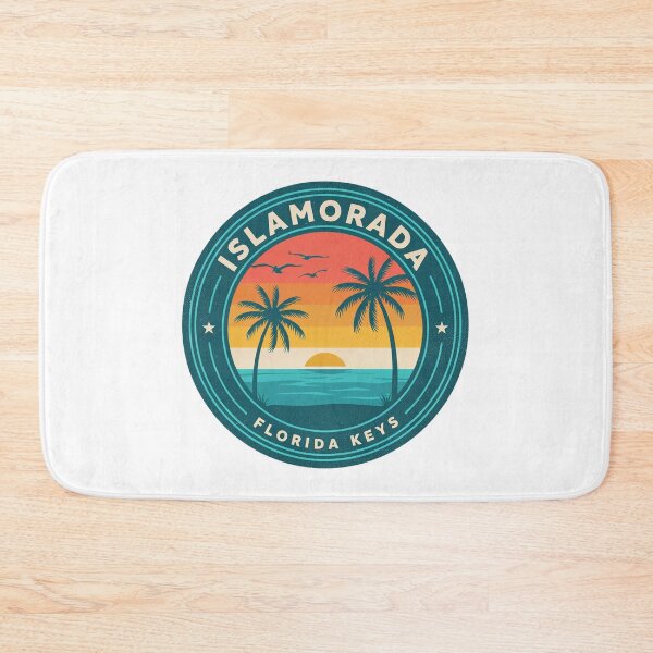 Item preview, Islamorada Florida Keys Sunset Retro Badge – Tropical Beach Vacation Travel Design designed and sold by ArcticFoxStudio.