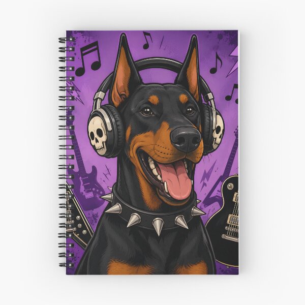 Item preview, Rock n roll doberman designed and sold by RebelDK.