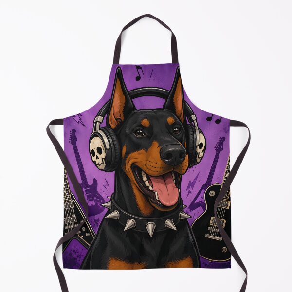 Item preview, Rock n roll doberman designed and sold by RebelDK.